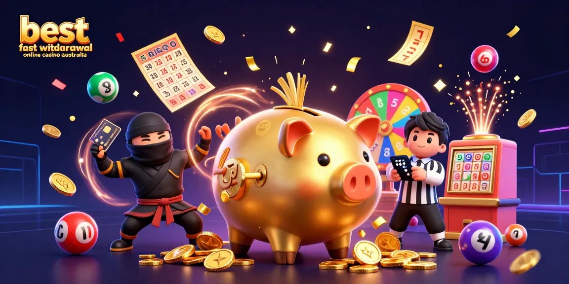 Experience the thrill of the best fast withdrawal online casino Australia with dynamic games and vibrant visuals.